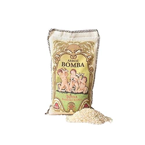 La Perla – Arroz Bomba para paella denominación de origen arroz de Valencia, 1 kg