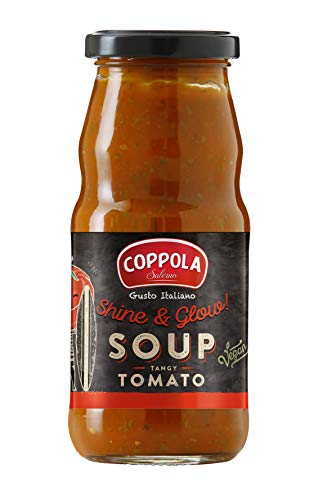 Coppola ¡Shine & Glow! Sopa con Tomates, Albahaca & Aceite de oliva - Sin azúcar añadida 350g