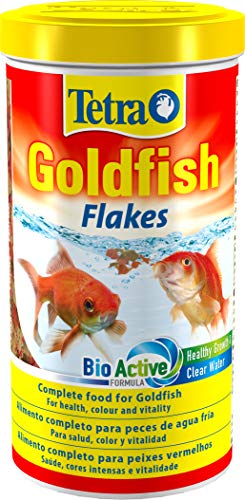 Tetra Goldfish Flakes - Alimento para todos los peces dorados y otros peces de agua fría, 1 L