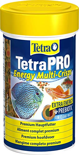TetraPRO Energy Multi-Crisps - Alimento completo, mejora la vitalidad de los peces, lata 100 ml