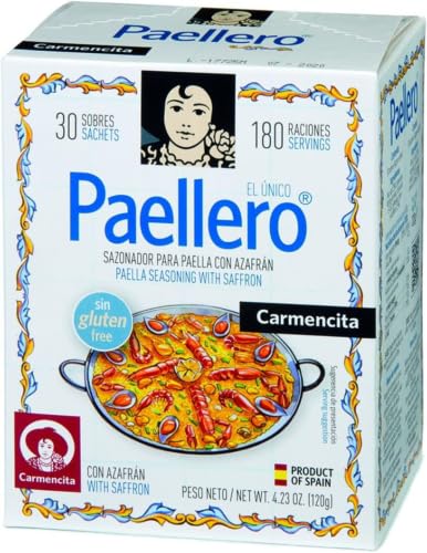 Carmencita Mezcla de Especias para Paella - 30 Sobres (02249)
