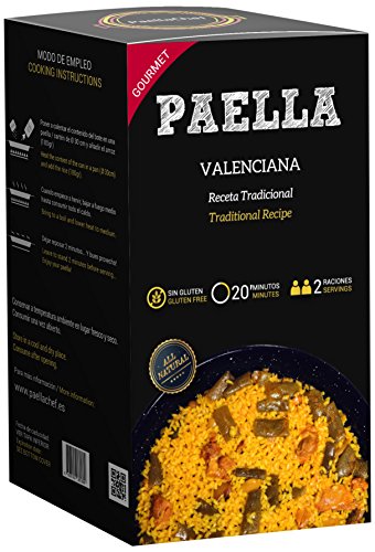 PAELLA CHEF - PAELLA VALENCIANA - Auténtica Paella, cocina fácil y rápida (lista en 20 minutos)